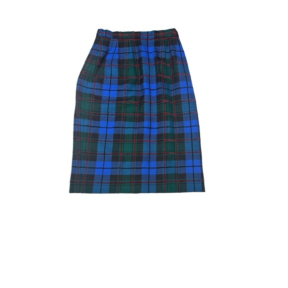 Carlisle Sport Vintage Blazer Sweater Skirt Set Button Plaid Textured Silk Wool - Picture 2 of 16